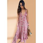Vestido Seda Leveza Romantica