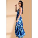 Vestido Seda Leveza Azul