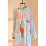 Camisa Saída de Praia Lua Branca