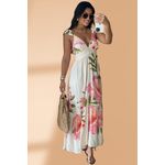 Vestido Viscose Rosa