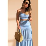 Conjunto Azul Viscose