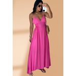 Vestido Viscose Rosa