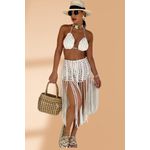 Conjunto Crochê Saida de Praia Cru