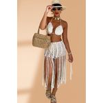 Conjunto Crochê Saida de Praia Cru