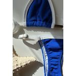 Biquíni Marquinha de Fita Azul Marino Textura
