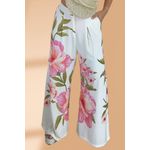 Calça Pantalona Rosas