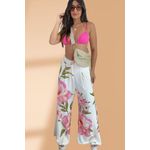 Calça Pantalona Rosas