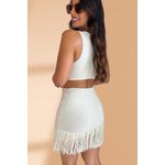Vestido Curto Riviera Off White