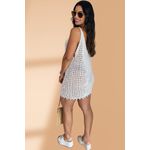 Vestido Crochê Alça Búzios