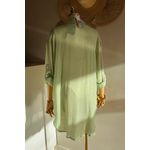 Saída de Praia Camisa Básica Verde Menta
