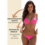 Biquíni Marquinha Argolas V Rosa Barbie