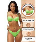 Biquíni Meia Taça Bojo Verde Neon