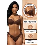 Biquíni Meia Taça Marrom