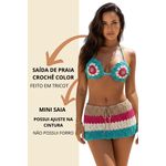Saida de Praia Crochê Color