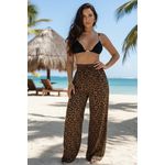 Calça Pantalona Onça Malia