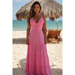 Vestido Botões Rosa