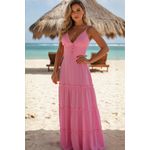 Vestido Botões Rosa