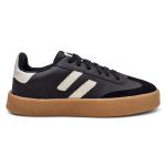 Tênis Feminino Casual Lauren Preto e Branco
