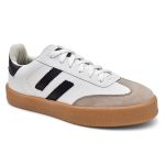 Tênis Feminino Casual Lauren Branco e Preto