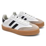Tênis Feminino Casual Lauren Branco e Preto