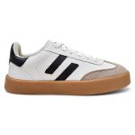 Tênis Feminino Casual Lauren Branco e Preto