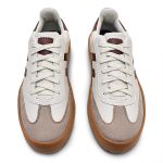 Tênis Feminino Casual Lauren Branco e Bordô
