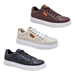 KIT 3 PARES - Sapato Casual Matteo