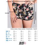 Kit Shorts Casal Praia Stitch Marinho Black Beast