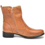 Bota Feminina Couro Cano Curto Montaria 2150/03 Caramelo