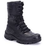 Coturno Militar Em Couro Com Zíper e Amortecedor Bm Brasil Extremo 5260