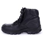 Coturno militar Borzeguim Extremo Em Couro Bota Cano Baixo 