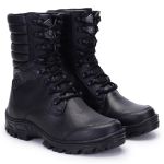 Coturno Bota Tático Militar Attack Moto 5188-PE PMPE Preto 