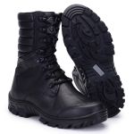 Coturno Bota Tático Militar Attack Moto 5188-PE PMPE Preto 