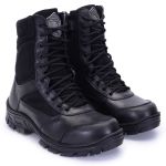 COTURNO EXERCITO SENTINEL EM COURO E COM ZIPER E BIQUEIRA DE TPU PVC 