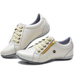 Tenis Feminino Casual Tipo Tenis Com Amortecedor e Zíper 218/05 Gelo