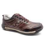 Sapato Masculino Casual Ortopédico Porshe Alanta 132/11 Brown