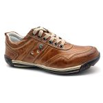 Sapato Masculino Casual Ortopédico Porshe Alanta 132/12 Caramelo