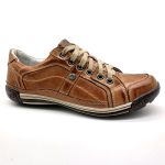 Sapato Masculino Casual Porshe Palmilha Ortopédica 147/01 Caramelo