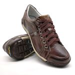 Sapato Masculino Casual Porshe Palmilha Ortopédica 147/03 Brown