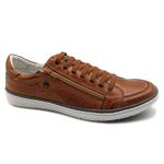 Sapatenis Masculino Casual Masculino De Couro Bmbrasil Sapatenis 608/14 Caramelo