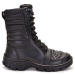 Coturno Tático Bota Militar Semi-impermeável Moto Bmbrasil 5168/16 Preto