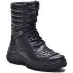 Coturno Bota Tático Militar Attack Zíper Moto 5188/01 Preto c a Nº 45899