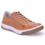 Sapatenis Masculino Casual Masculino De Couro Bmbrasil Sapatenis 608/14 Caramelo