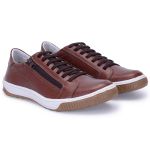 Sapatenis Masculino Casual Masculino De Couro Bmbrasil Sapatenis 608/05 Brown