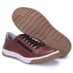 Sapatenis Masculino Casual Masculino De Couro Bmbrasil Sapatenis 608/05 Brown