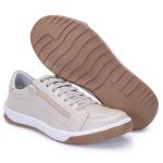 Sapatenis Masculino Casual Masculino De Couro Bmbrasil 608/15 Gelo