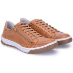 Sapatenis Masculino Casual Masculino De Couro Bmbrasil Sapatenis 608/14 Caramelo