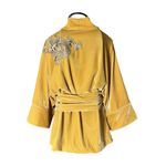 Kimono Jin Veludo Amarelo-Ouro Dragão Folk2