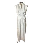 Kimono Yin Linho Branco Dragão Imperial Prata
