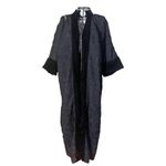 Kimono O Dragão nos Jardins Suspensos Tulipa Negra (Queen of Night) Dragão Metálico Cobre